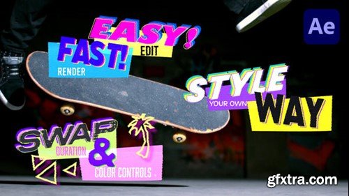 Videohive Back to the 90s Lower Thirds 55482038 Videohive Back to the 90s Lower Thirds 55482038