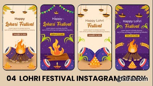 Videohive Indian Festival Lohri Instagram Story 55502967 Videohive Indian Festival Lohri Instagram Story 55502967