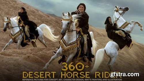 Grafit Studio - 360+ Desert Horse Rider