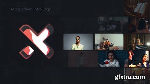 Videohive Multi-Screen with Logo 55389399 Videohive Multi-Screen with Logo 55389399