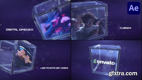 Videohive Digital Opener Cubizm for After Effects 55500849 Videohive Digital Opener Cubizm for After Effects 55500849
