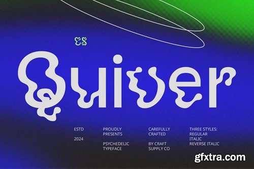 Quiver – Trippy Font 4T3JM75