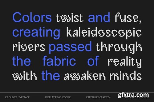 Quiver – Trippy Font 4T3JM75