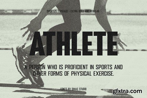 Sportize - Bold condensed sports fonts family EQ6PLRP