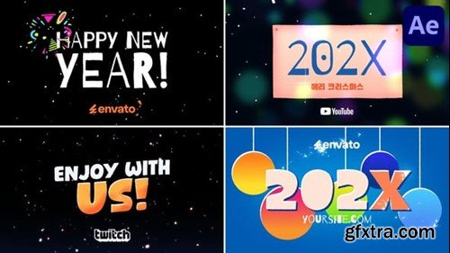 Videohive New Year Typography for After Effects 55431472 Videohive New Year Typography for After Effects 55431472