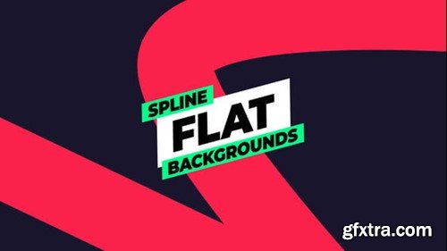 Videohive Spline Flat Backgrounds 55529097 Videohive Spline Flat Backgrounds 55529097