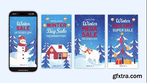 Videohive Winter Sale Instagram Stories 55532656 Videohive Winter Sale Instagram Stories 55532656
