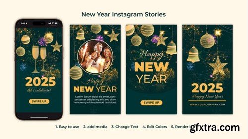 Videohive New Year Instagram Stories 55525967 Videohive New Year Instagram Stories 55525967