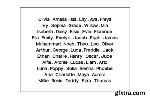 Silenon Sans Serif Font Display VUV9C67