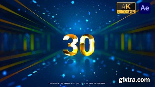 Videohive Golden Countdown 55537850 Videohive Golden Countdown 55537850