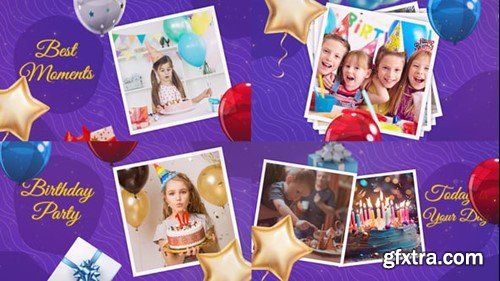 Videohive Happy Birthday Slideshow 55570080 Videohive Happy Birthday Slideshow 55570080
