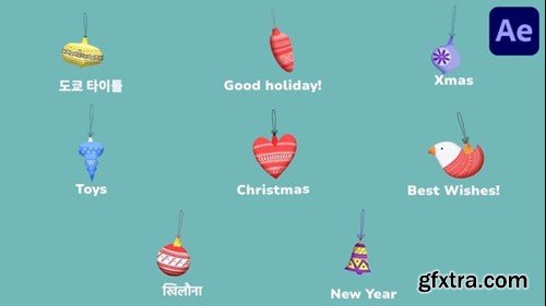 Videohive Christmas Toys Icons for After Effects 55532657 Videohive Christmas Toys Icons for After Effects 55532657