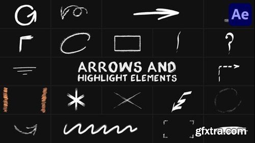 Videohive Arrows And Highlight Elements for After Effects 55577173 Videohive Arrows And Highlight Elements for After Effects 55577173