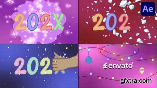 Videohive New Year Logo for After Effects 55532834 Videohive New Year Logo for After Effects 55532834