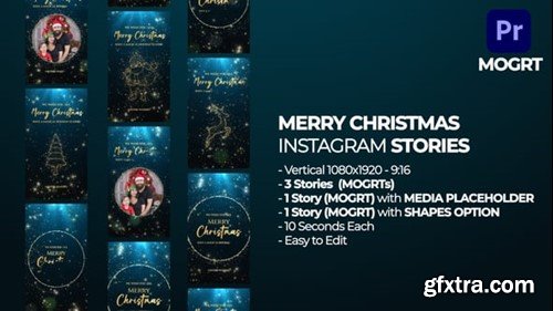 Videohive Merry Christmas Instagram Stories 55577220