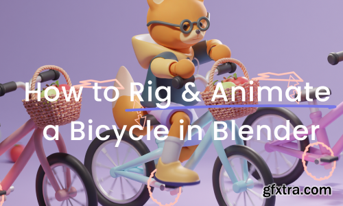 Patata School - How to Rig &amp; Animate a Bicycle in Blender