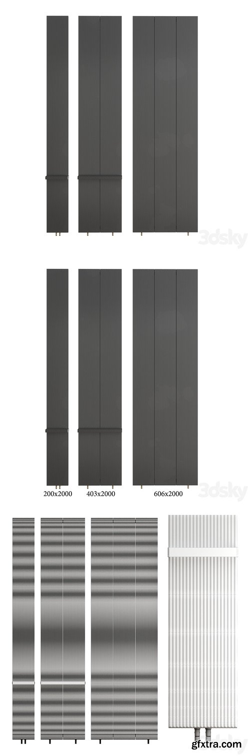 Towel rail Antrax Loft 3 Towel rail Antrax Loft 3