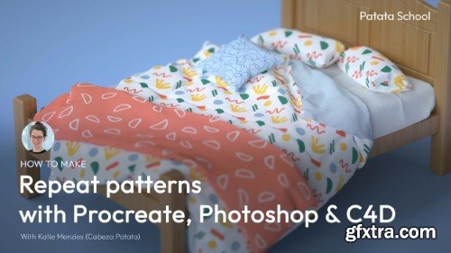 Patata School - Repeat Patterns in Procreate, Photoshop &amp; C4D