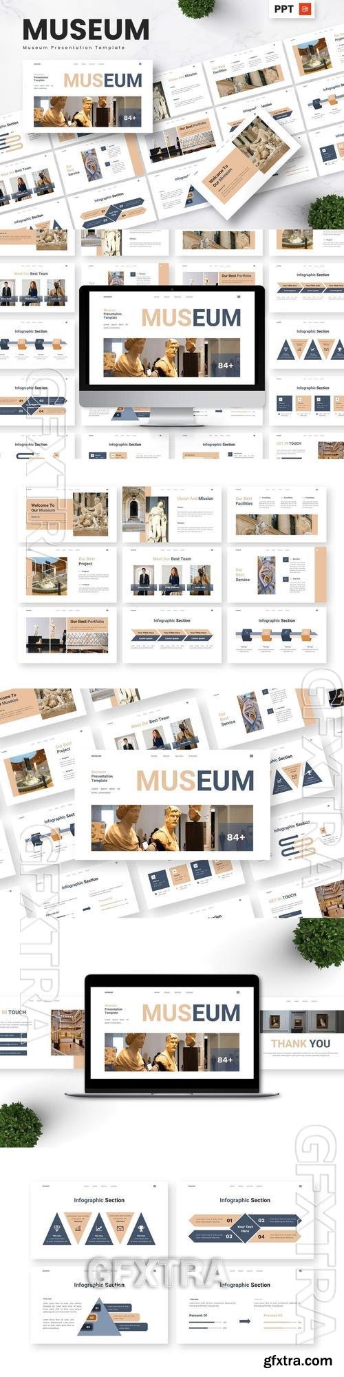 Museum - Museum Powerpoint Templates QE67SAL