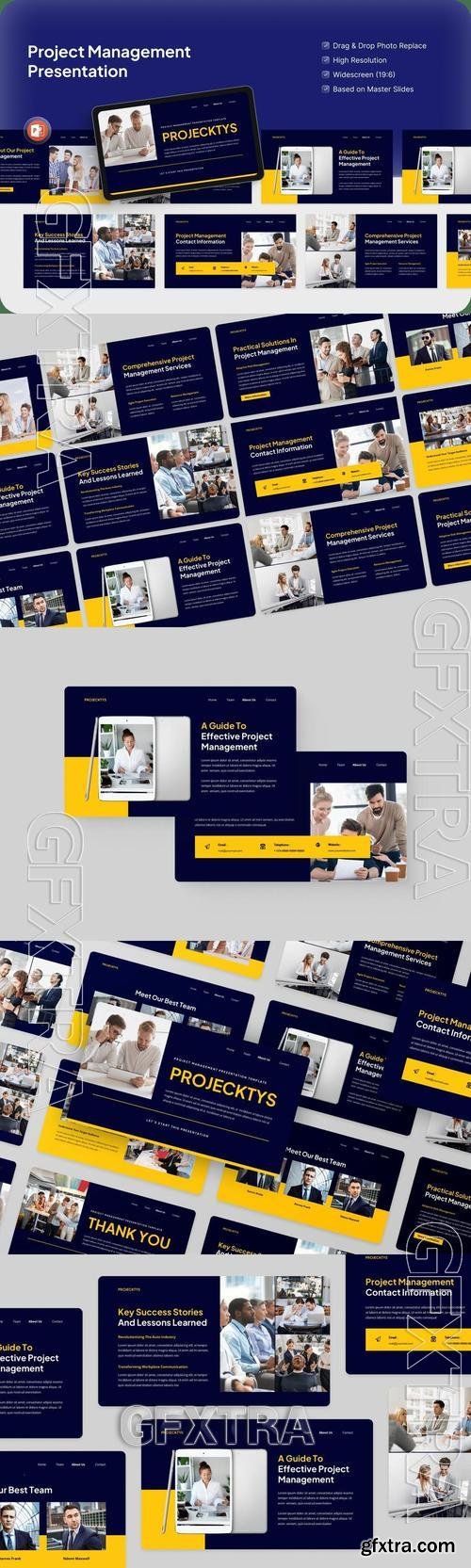 Project Management Presentation Powerpoint HSEK43S