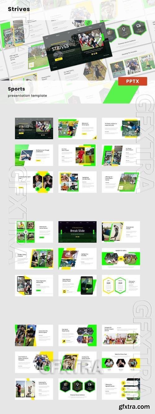 Strives - Sport Powerpoint Template DRL7SGB Strives - Sport Powerpoint Template DRL7SGB
