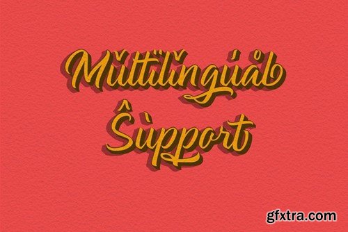 Halmahera Island - Layered Brush Script Font XYB44SD