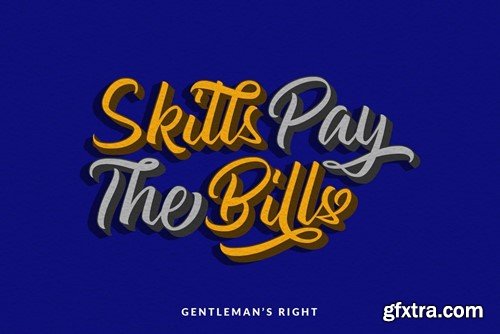 Halmahera Island - Layered Brush Script Font XYB44SD