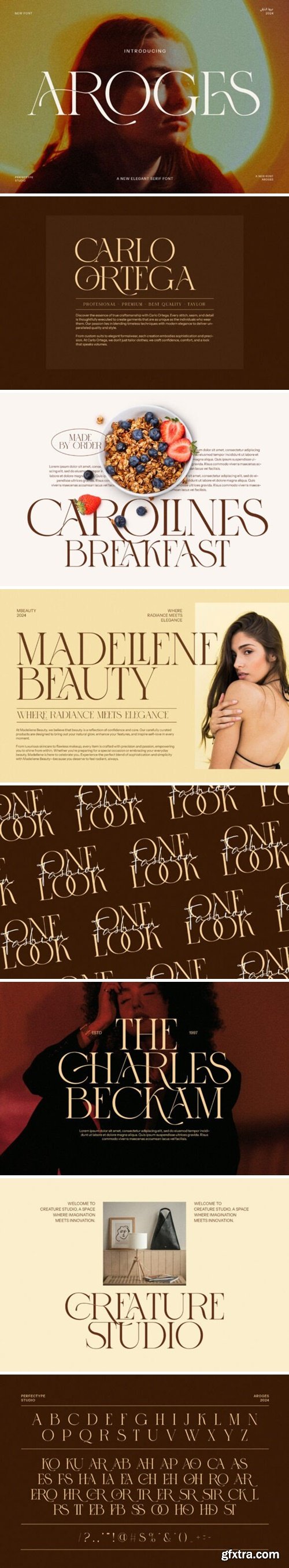 Aroges Font