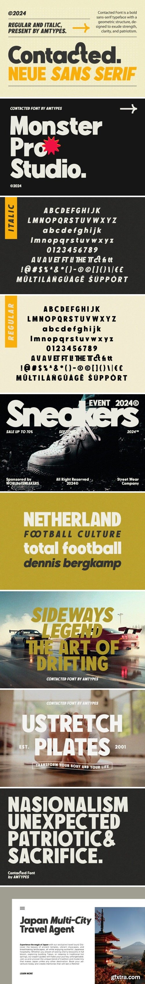 Contacted Font Contacted Font