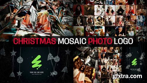 Videohive Christmas Mosaic Photo Logo 55599851 Videohive Christmas Mosaic Photo Logo 55599851