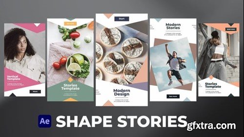 Videohive Shape Stories for After Effects 55627110 Videohive Shape Stories for After Effects 55627110