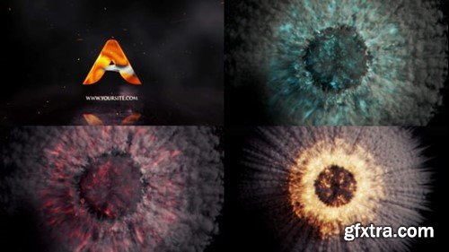 Videohive Exploding Burning Reveal 55622956 Videohive Exploding Burning Reveal 55622956