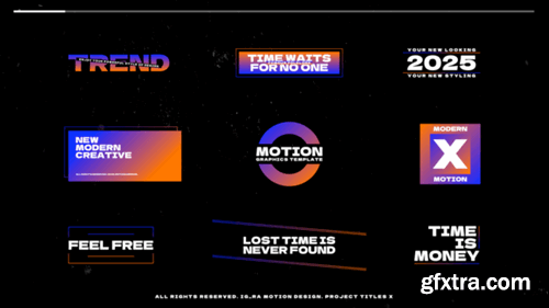 Videohive Titles X 55637512 Videohive Titles X 55637512