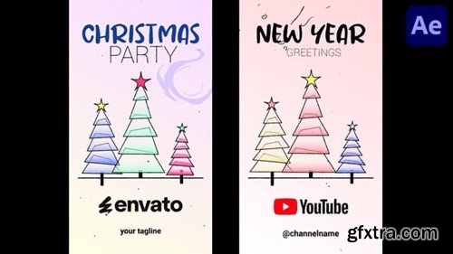 Videohive Xmas Tree Vertical Opener for After Effects 55673871 Videohive Xmas Tree Vertical Opener for After Effects 55673871