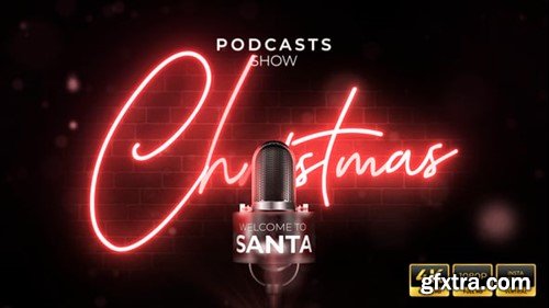 Videohive Christmas Podcast Show Opener 55647467 Videohive Christmas Podcast Show Opener 55647467