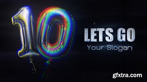 Videohive Countdown Balloon 55438769 Videohive Countdown Balloon 55438769