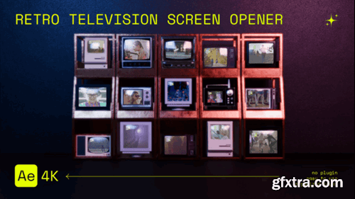 Videohive Retro Television Screen Opener 55685335 Videohive Retro Television Screen Opener 55685335