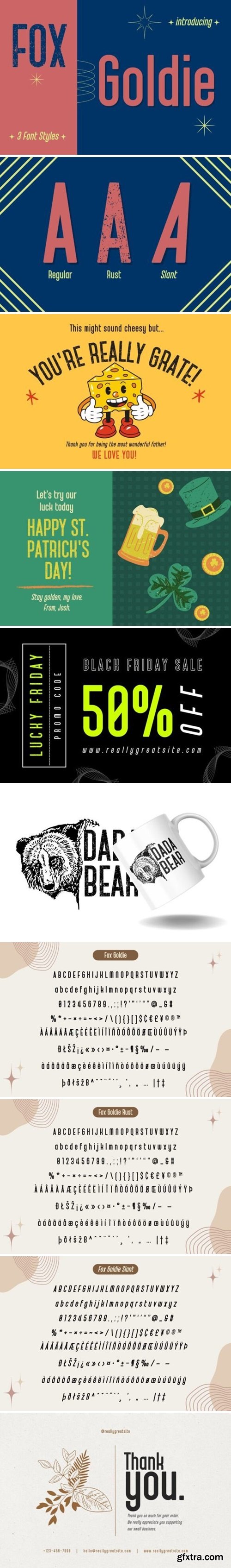 Fox Goldie Font Fox Goldie Font