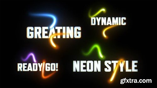 Videohive Neon Text Lower Thirds 55698269 Videohive Neon Text Lower Thirds 55698269