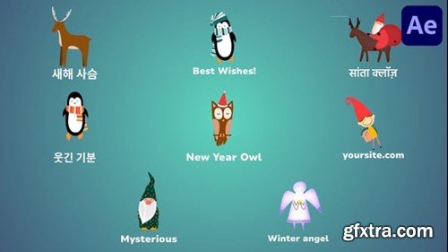 Videohive Christmas Characters Icons And Titles for After Effects 55674633 Videohive Christmas Characters Icons And Titles for After Effects 55674633