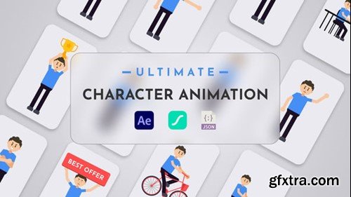 Videohive Ultimate Character Animation Pack 54239374 Videohive Ultimate Character Animation Pack 54239374