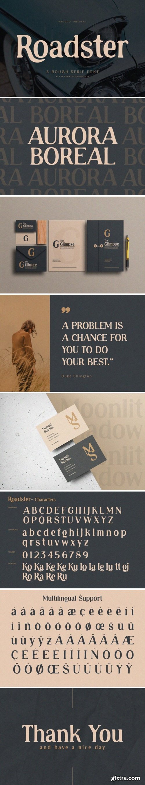 Roadster Font Roadster Font