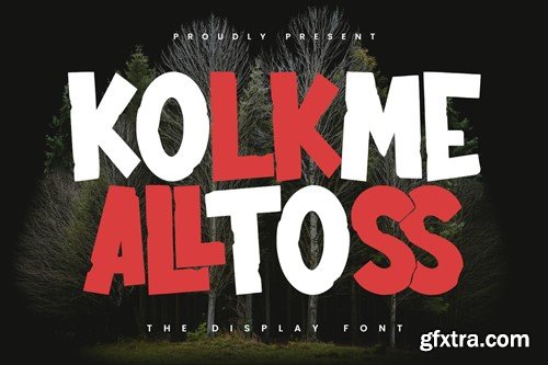 Kolkme Alltoss Display Font X2KC38B
