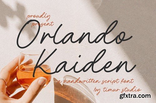 Orlando Kaiden – Handwritten Script Font TT X55TU93