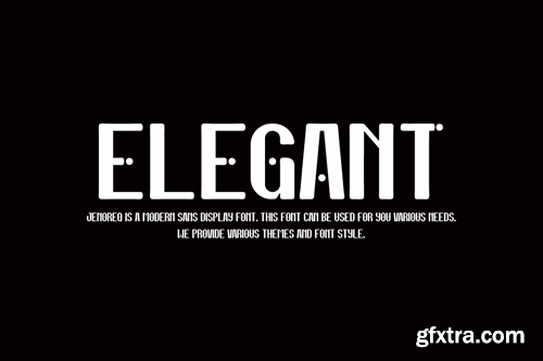 Jenoreq - Modern Sans Font FVCGB4H