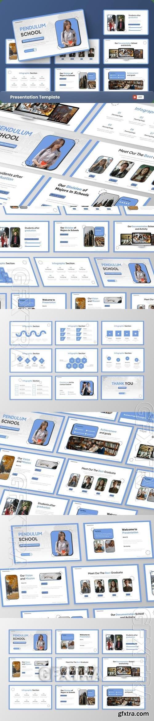 Pendulum School - Education PowerPoint Template 8Z4EGAK Pendulum School - Education PowerPoint Template 8Z4EGAK