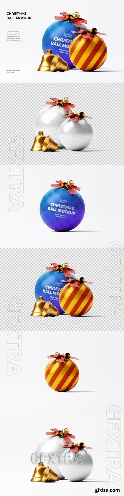 Christmas Ball Mockup YR8FSB6 Christmas Ball Mockup YR8FSB6