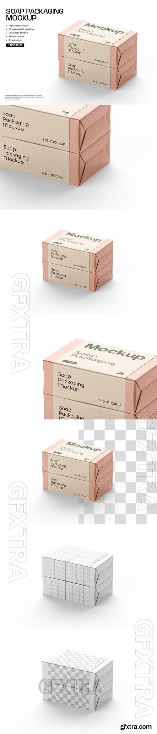 Soap Bar Packaging Mockup ZFLYKEE