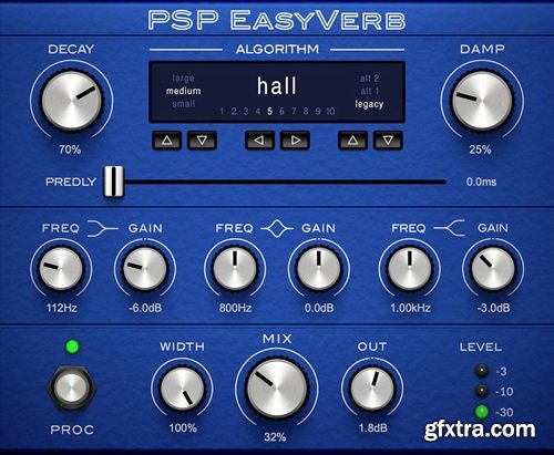 PSPaudioware PSP EasyVerb v2.0.0 PSPaudioware PSP EasyVerb v2.0.0