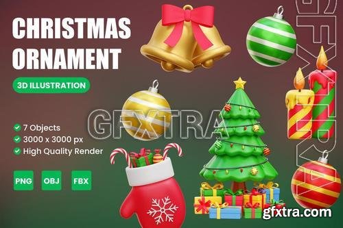 Christmas Ornament 3D Illustration LQP9PJP